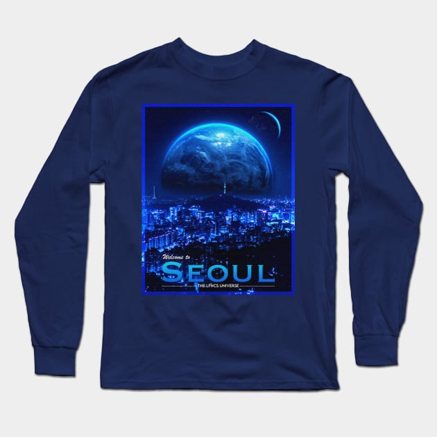 POSTCARD: SEOUL. Long Sleeve T-Shirt by LFHCS